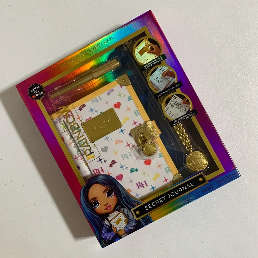 Rainbow High Secret Journal Set-New